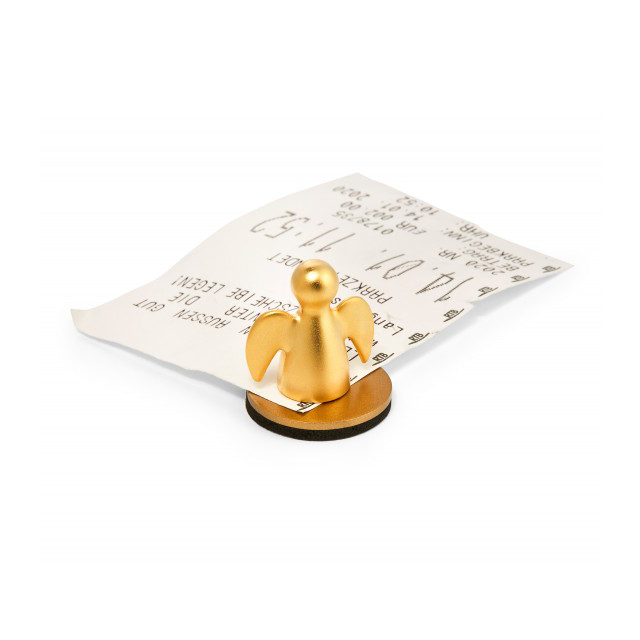 ANGELO magnet ticket holder, gold - هولدر کاغذ  / قبض پارکینگ