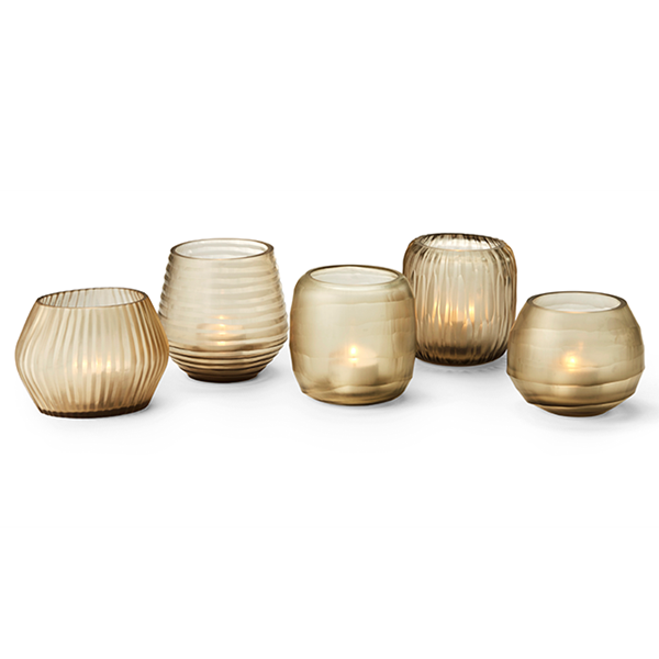 TERRA tealightholder Set - ست جاشمعی فیلیپی - 5 تکه